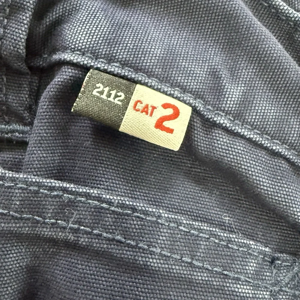 Carhartt FR‎ NFPA 2112 CAT2 Men's 42x34 Navy Flame Resistant Cargo Work Pants